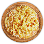 1/4 Pizza Crunch + Chips 